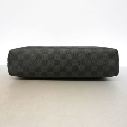 Louis Vuitton Shoulder Bag Damier Graphite Mick PM NM Black Gray — view 3