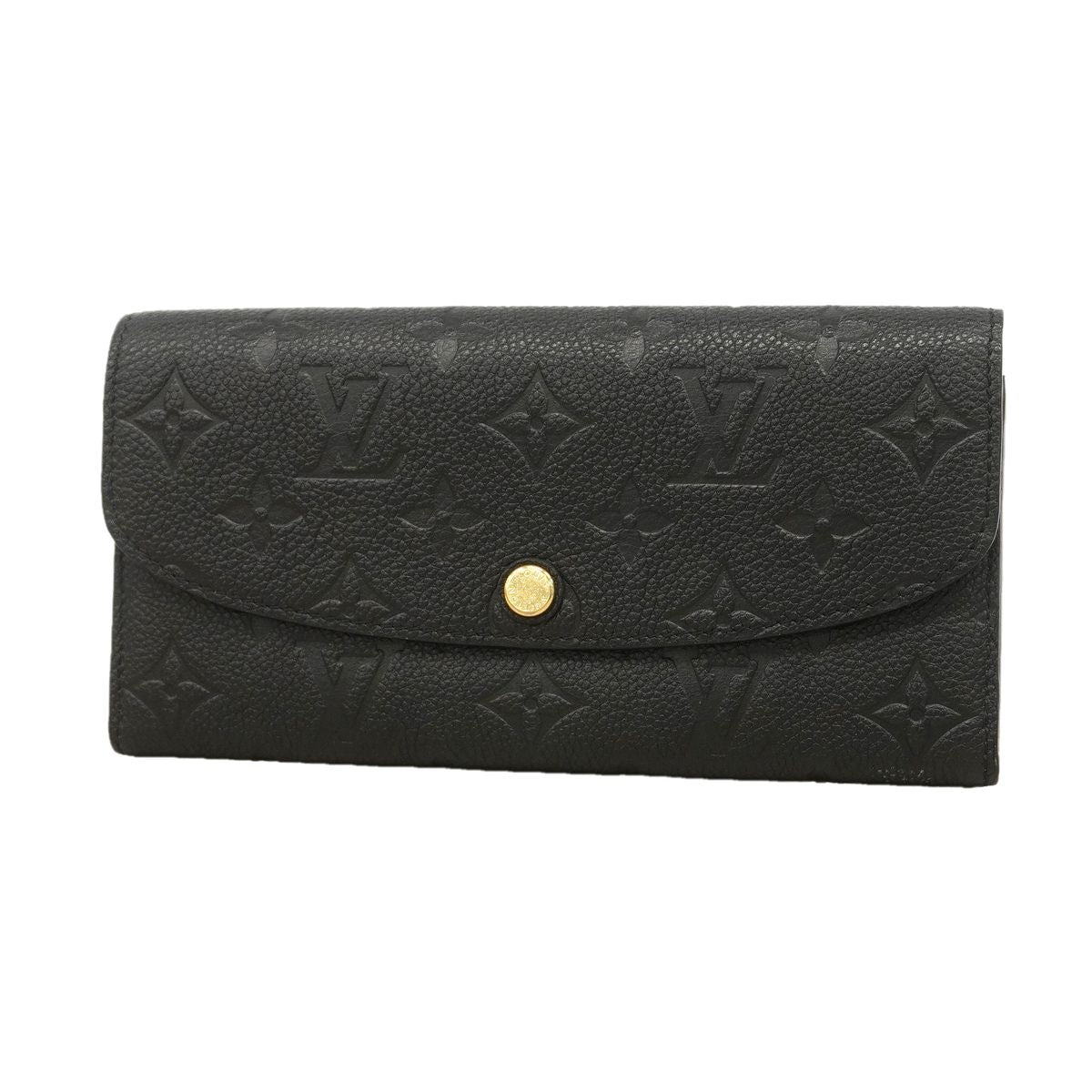 Louis Vuitton Wallet Monogram Empreinte Portefeuille Emily Noir