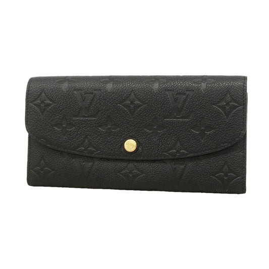 Louis Vuitton Wallet Monogram Empreinte Portefeuille Emily Noir