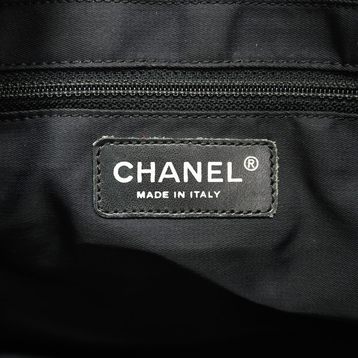 Chanel Tote New Travel Nylon Brown Black Silver — view 5