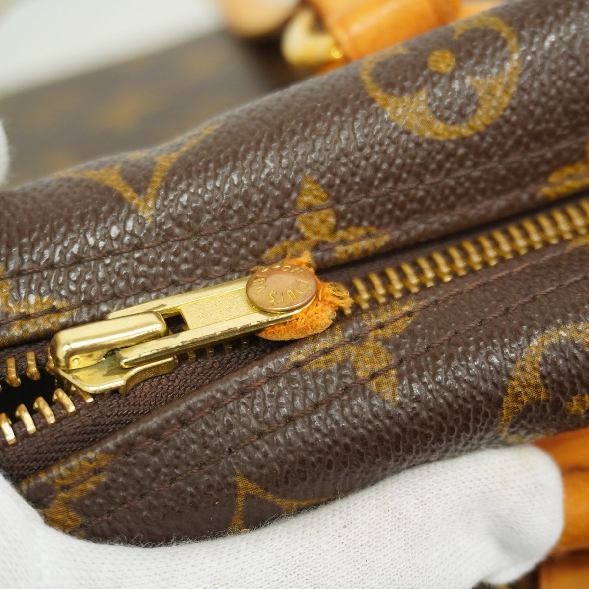 Louis Vuitton Shoulder Bag Monogram Montorgueil GM Brown — view 6