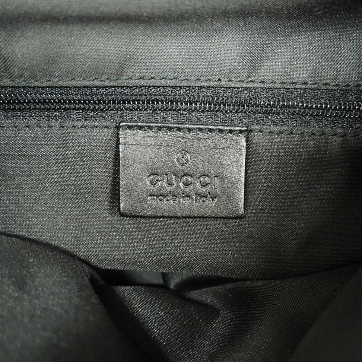Gucci Backpack GG Supreme Nylon Black Silver — view 5