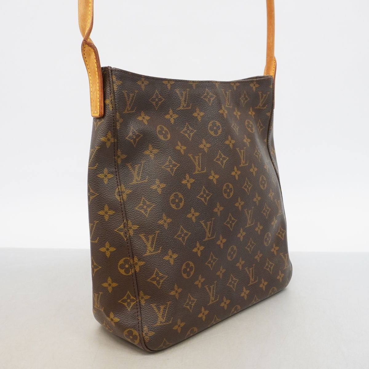 Louis Vuitton Shoulder Bag Monogram Looping GM Brown — view 2