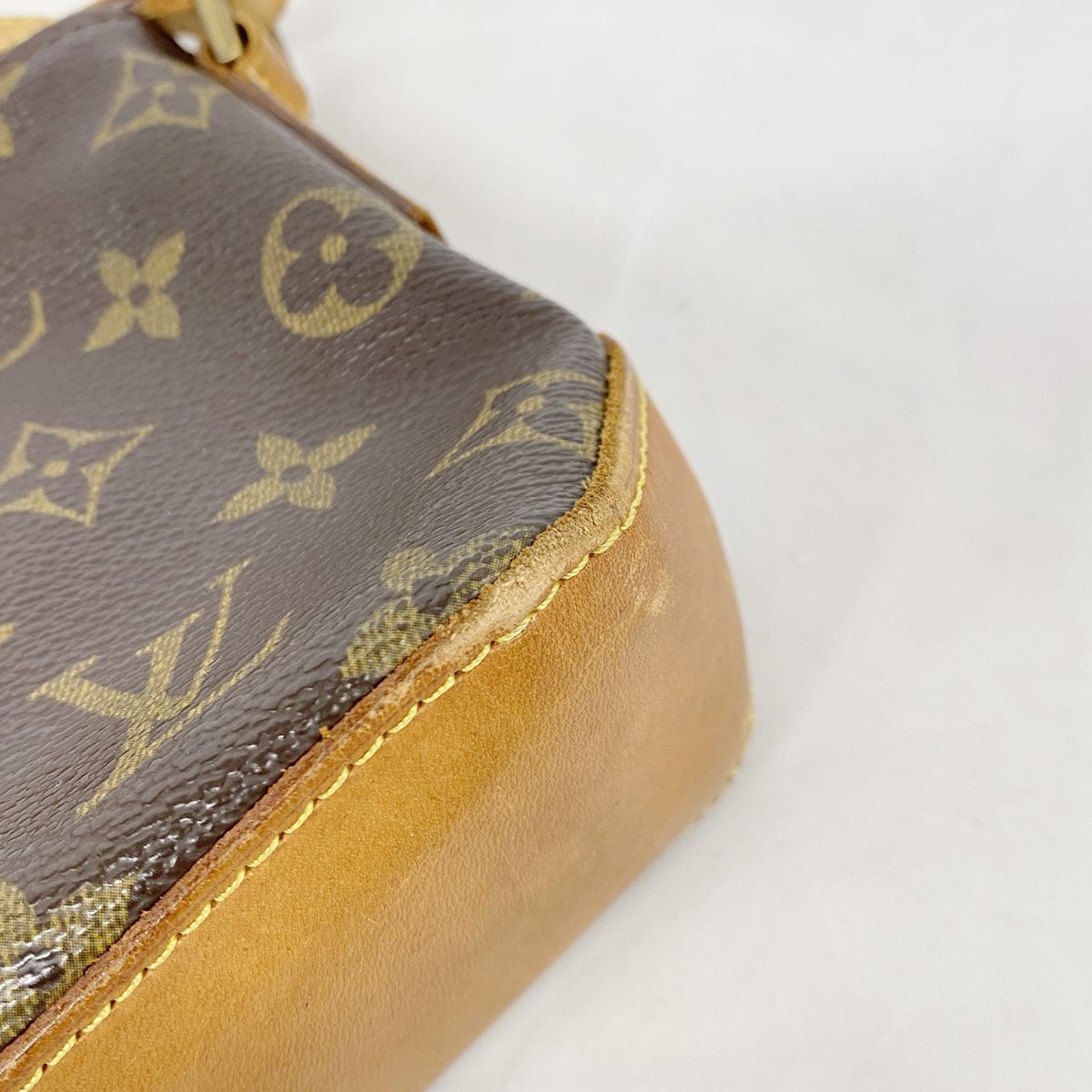 Louis Vuitton Shoulder Bag Monogram Trotteur Brown — view 7