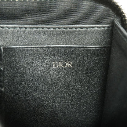 Dior Shoulder Bag Oblique Jacquard Canvas Beige Black Silver — view 5