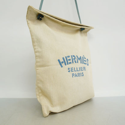Hermes Shoulder Bag Aline Toile Chevron Blue Gold — view 2