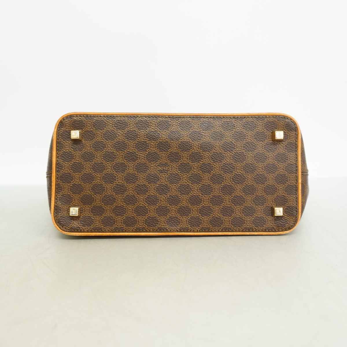 Celine Handbag Macadam Brown Gold — view 3