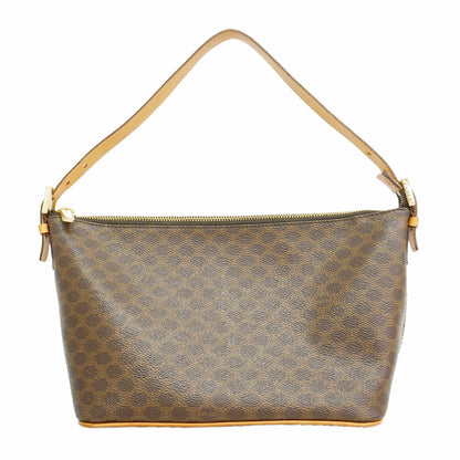 Celine Handbag Macadam Brown Gold