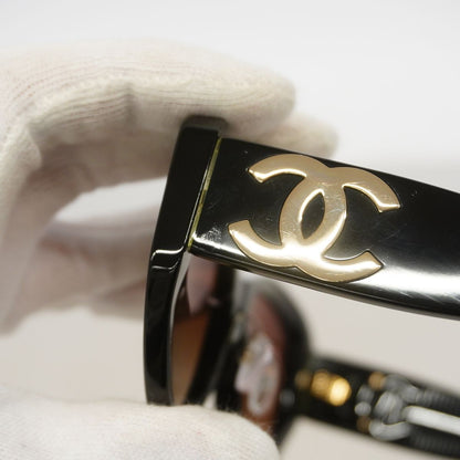 Chanel Sunglasses Acetate Black Gold Eyewear — view 8
