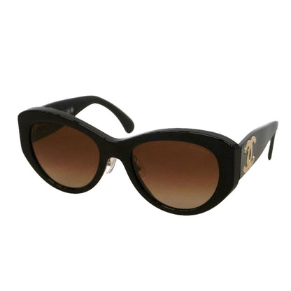 Chanel Sunglasses Acetate Black Gold Eyewear