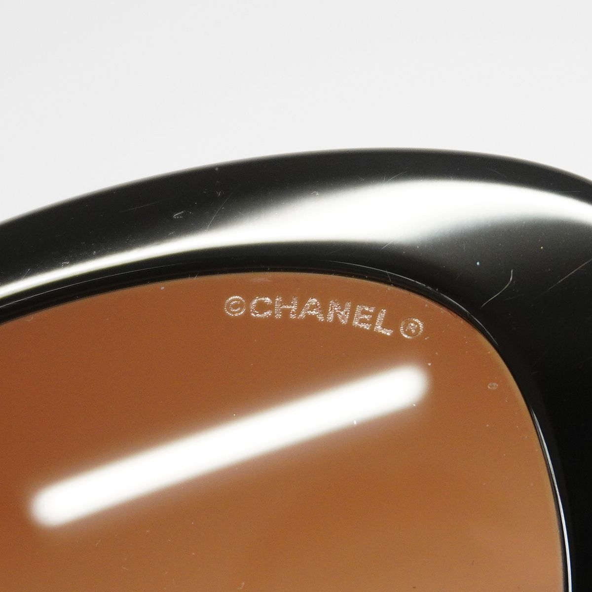 Chanel Sunglasses Acetate Black Gold Eyewear — view 3