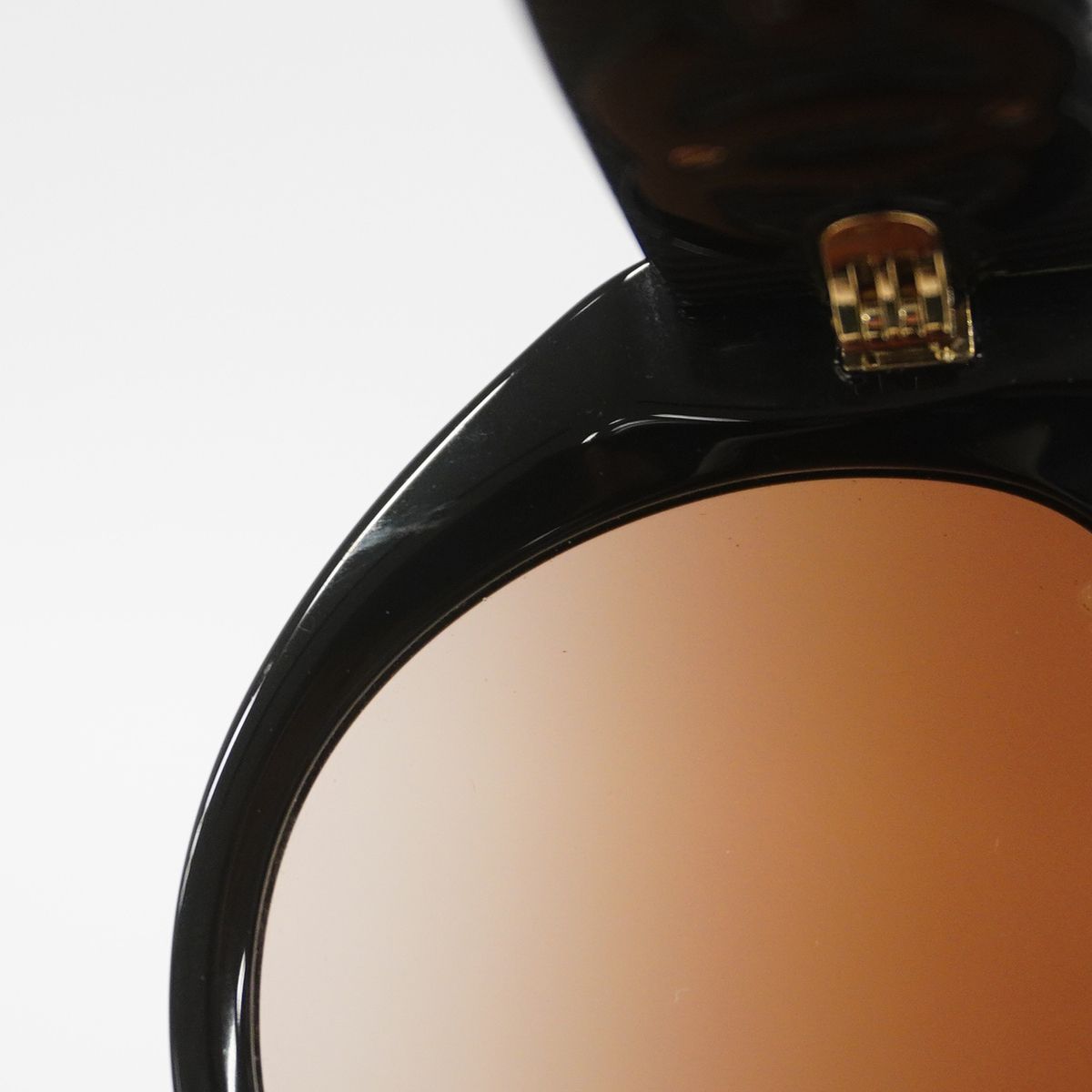Chanel Sunglasses Acetate Black Gold Eyewear — view 6