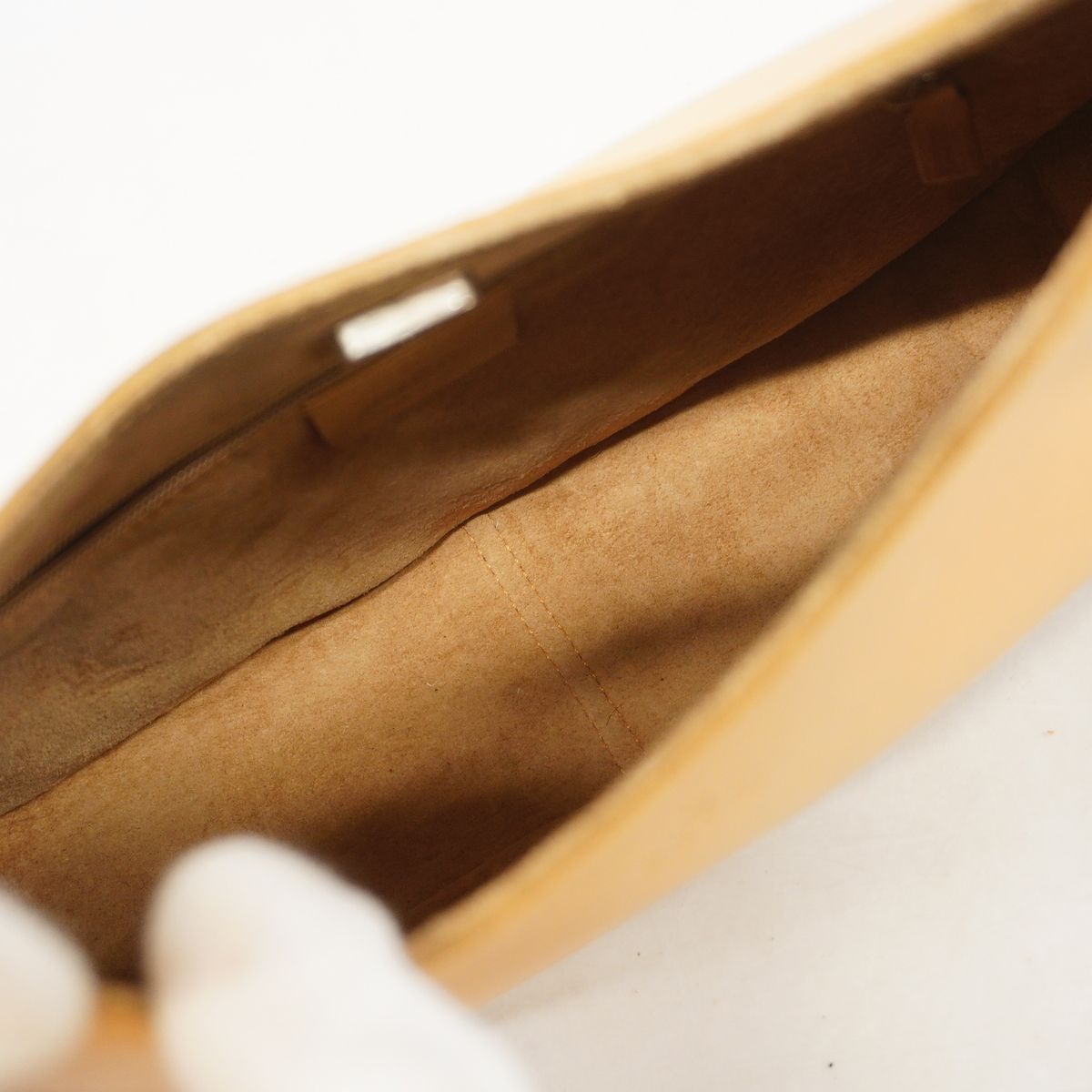 Gucci Handbag Bamboo Leather Light Brown Silver — view 4