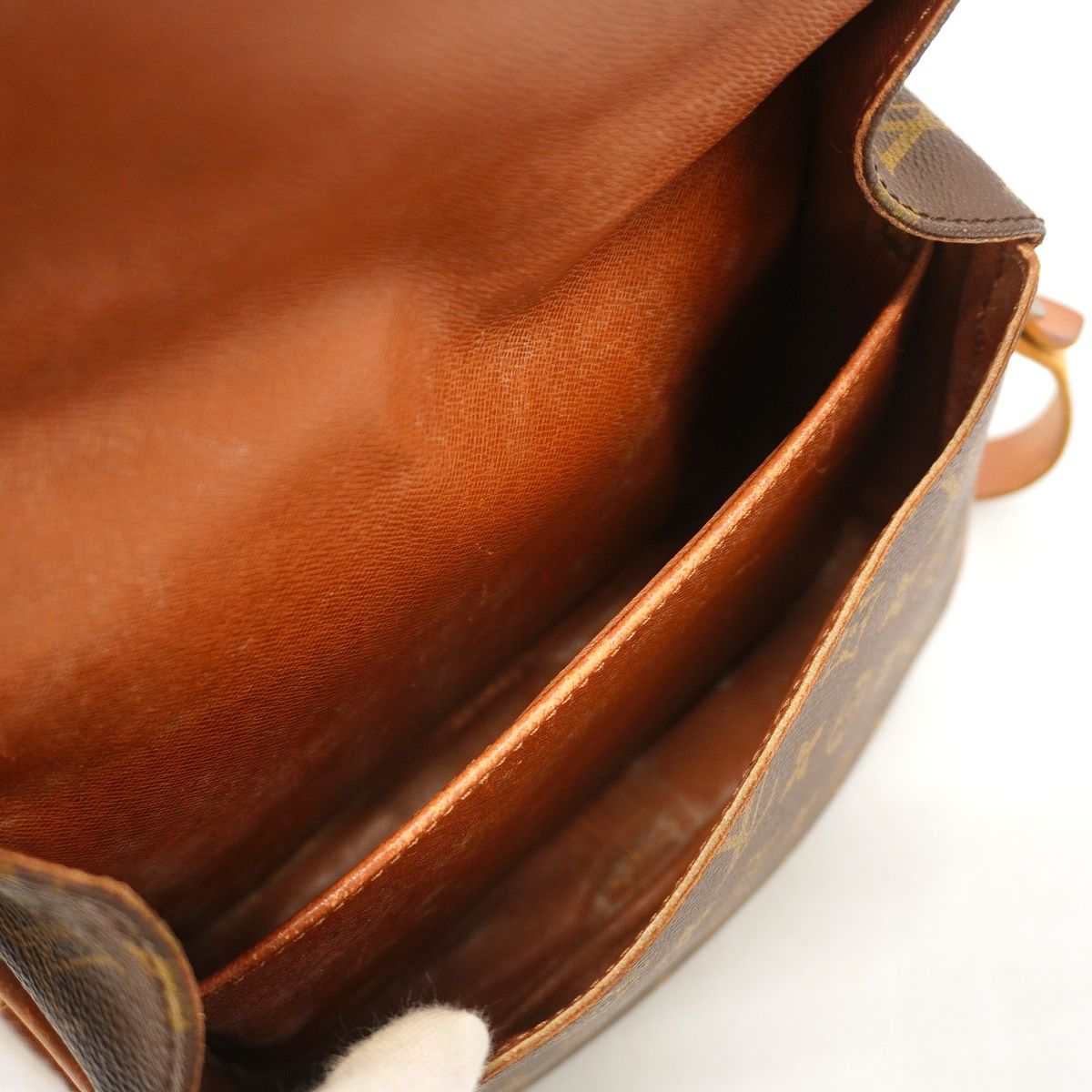 Louis Vuitton Shoulder Bag Monogram Cartouchiere MM Brown — view 4