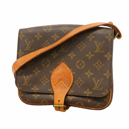 Louis Vuitton Shoulder Bag Monogram Cartouchiere MM Brown