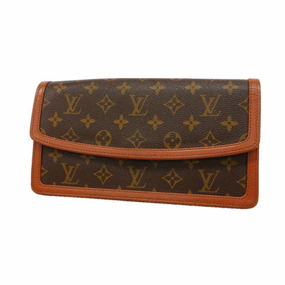 Louis Vuitton Clutch Monogram Pochette Dam PM Brown