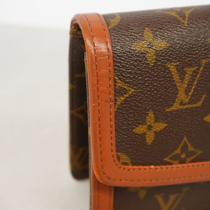 Louis Vuitton Clutch Monogram Pochette Dam PM Brown — view 8