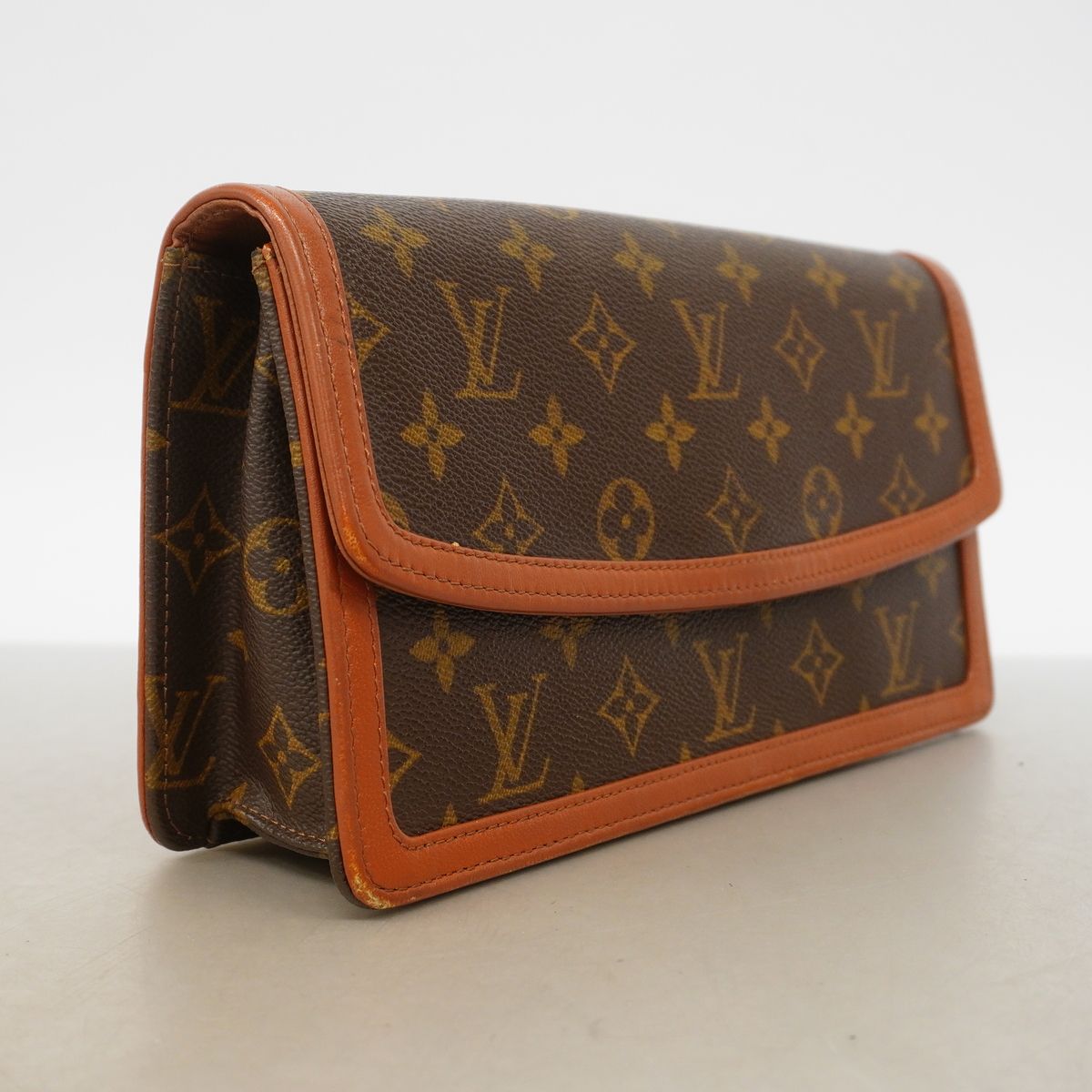 Louis Vuitton Clutch Monogram Pochette Dam PM Brown — view 2