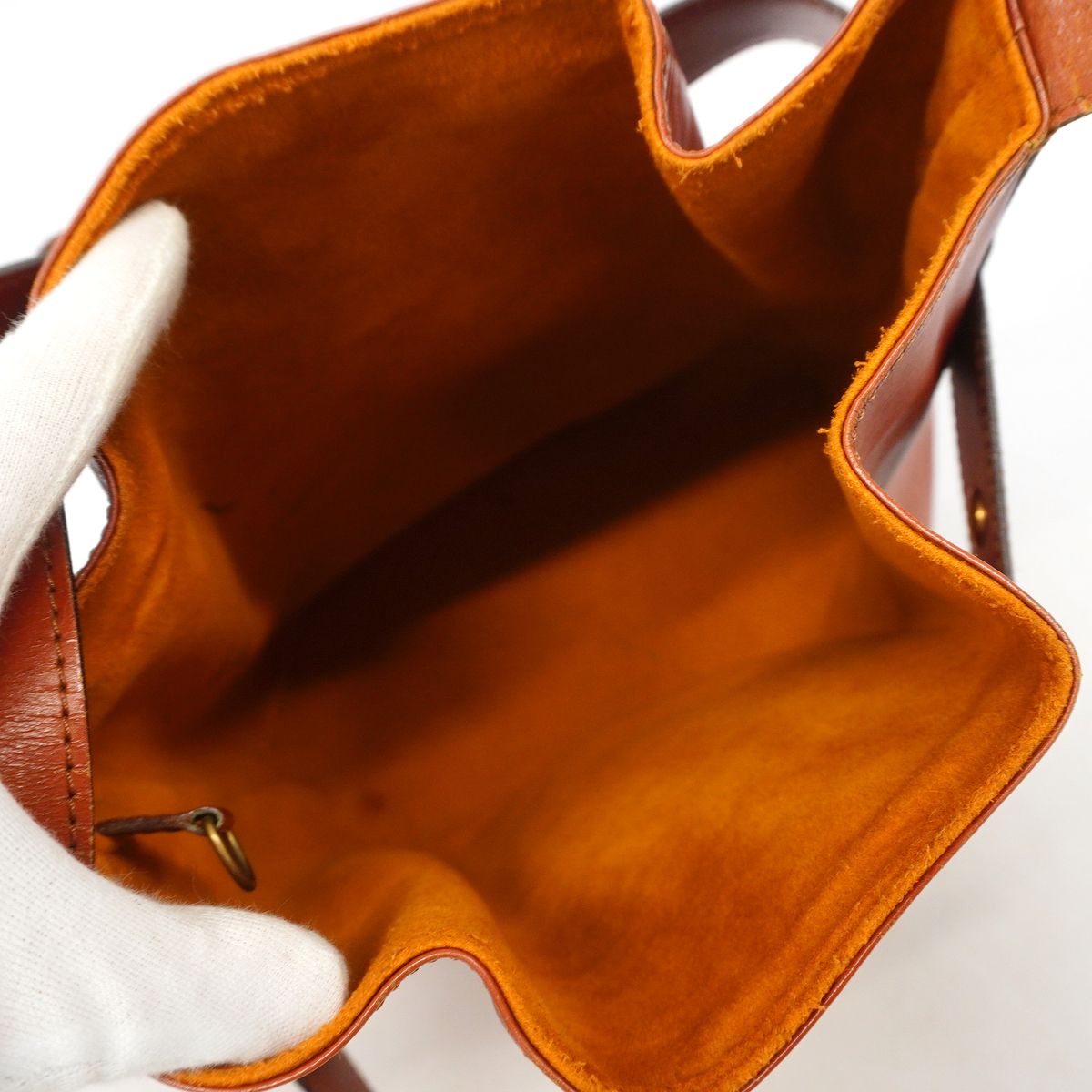Louis Vuitton Shoulder Bag Epi Sac D'epaule PM Kenya Brown — view 4