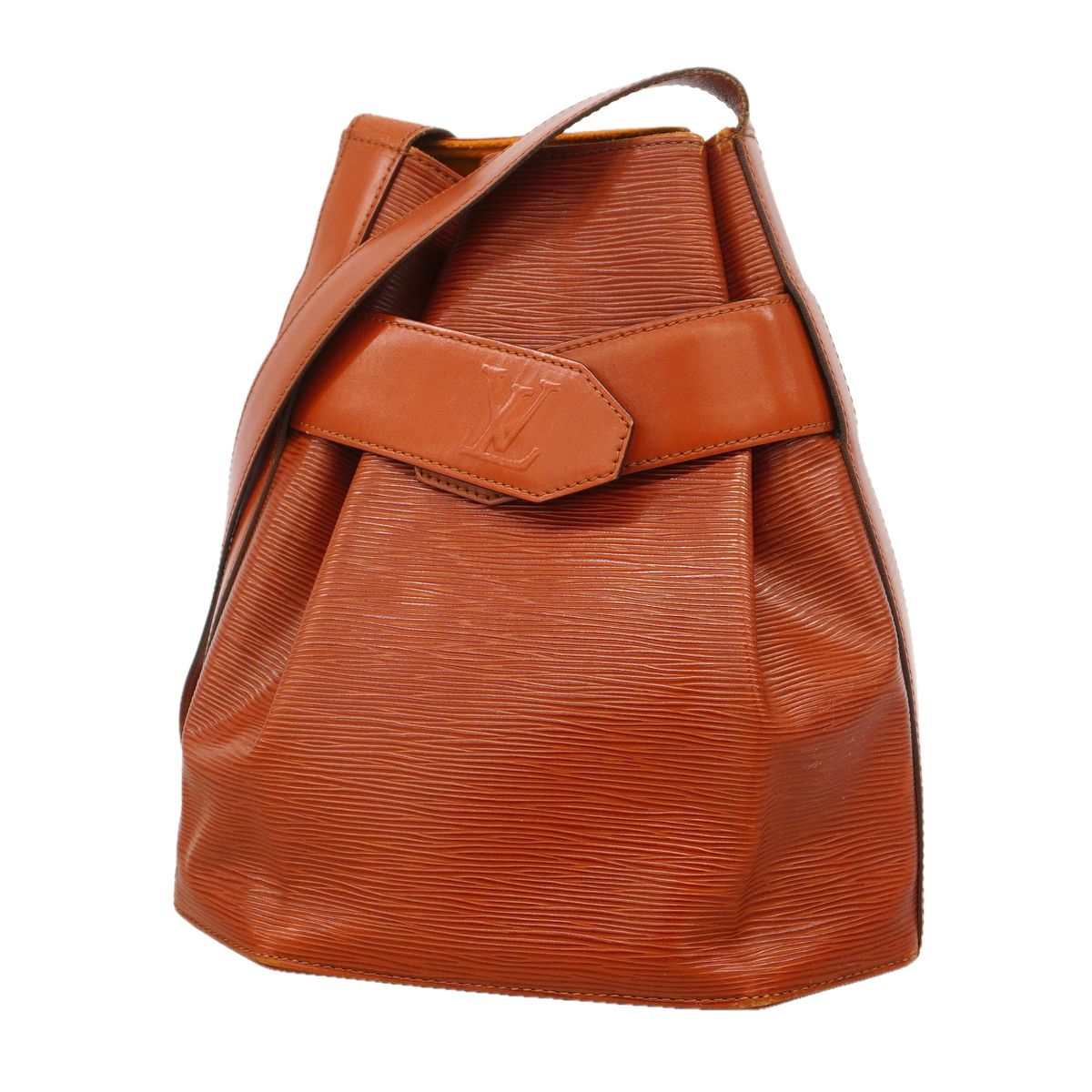 Louis Vuitton Shoulder Bag Epi Sac D'epaule PM Kenya Brown