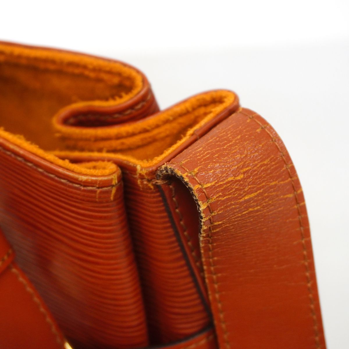 Louis Vuitton Shoulder Bag Epi Sac D'epaule PM Kenya Brown — view 7