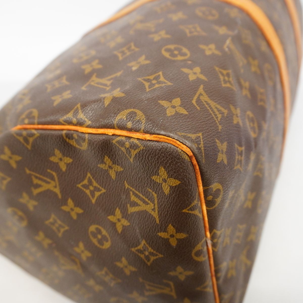 Louis Vuitton Boston Bag Monogram Keepall 55 Brown — view 6