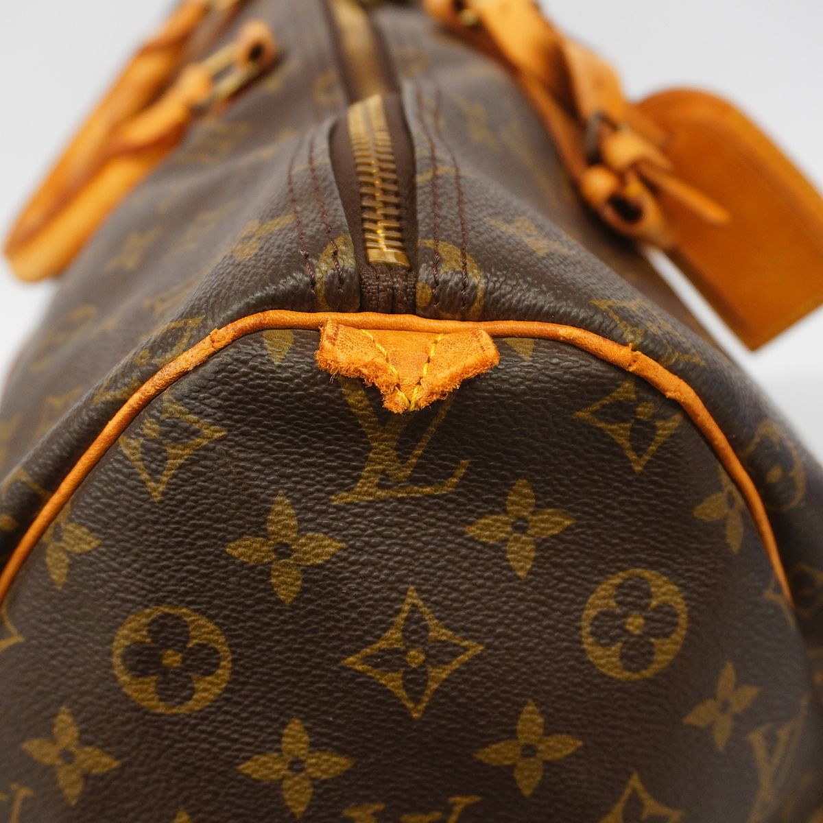 Louis Vuitton Boston Bag Monogram Keepall 55 Brown — view 5