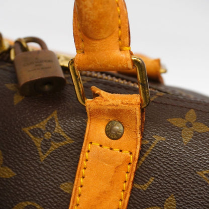 Louis Vuitton Boston Bag Monogram Keepall 55 Brown — view 7