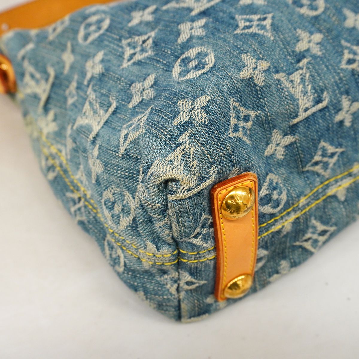 Louis Vuitton Shoulder Bag Monogram Denim Baggy PM Blue — view 6
