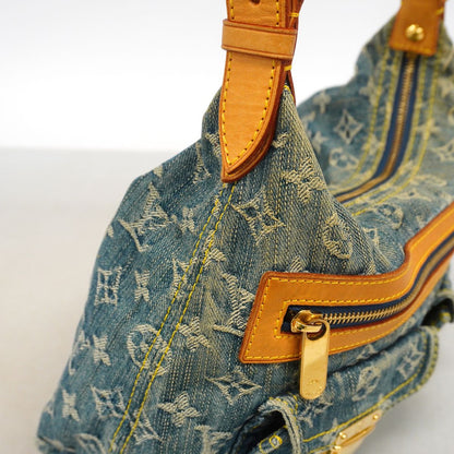 Louis Vuitton Shoulder Bag Monogram Denim Baggy PM Blue — view 7
