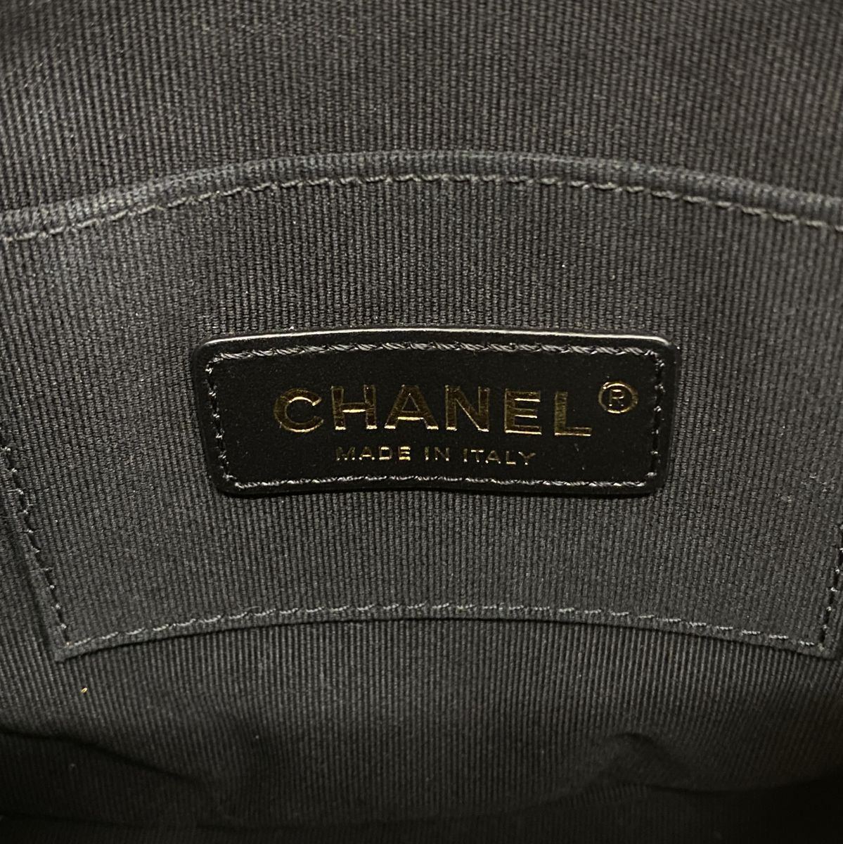 Chanel Shoulder Bag Quilted Lambskin Beige Gold — view 5