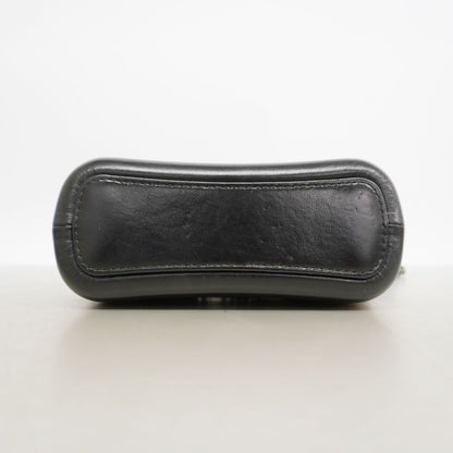 Chanel Shoulder Bag Gabrielle de Chanel Calfskin Navy Black Gold Silver — view 3