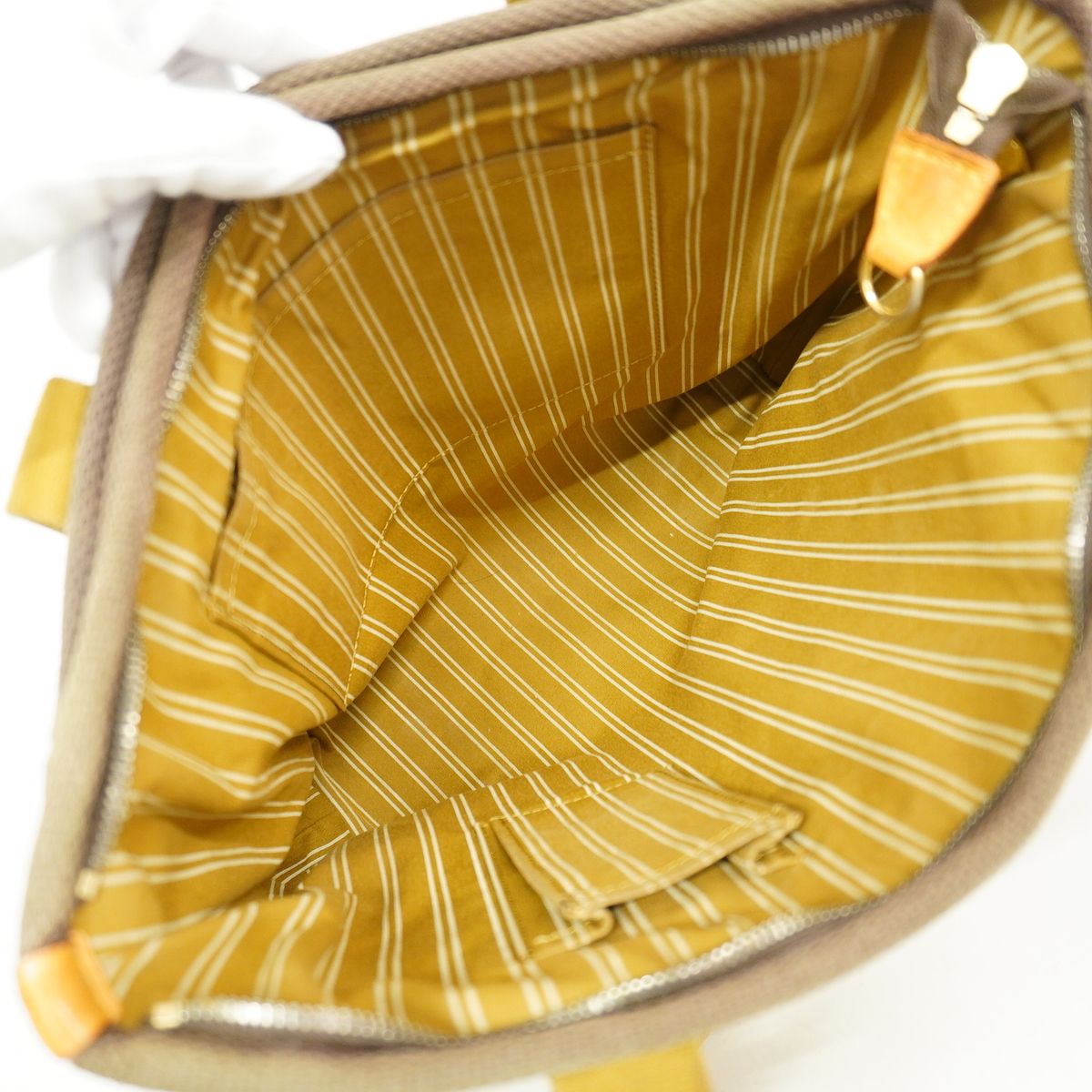 Louis Vuitton Tote Antigua Cabas MM Blanc — view 4