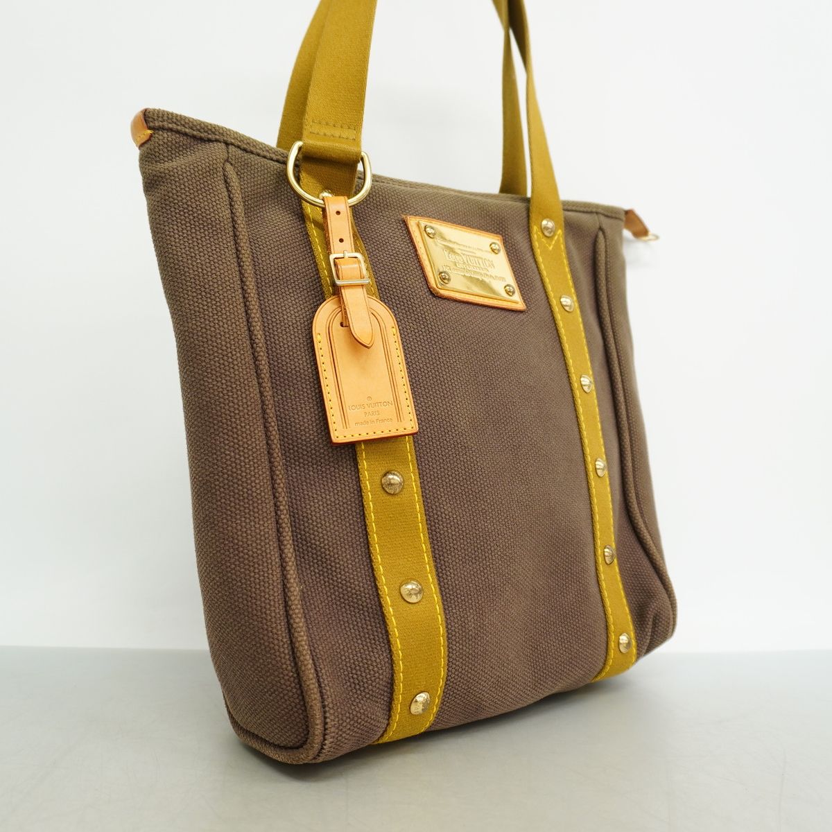 Louis Vuitton Tote Antigua Cabas MM Blanc — view 2