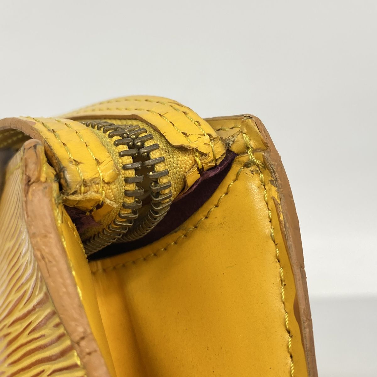 Louis Vuitton Shoulder Bag Epi Saint Jacques Shopping Jaune — view 6