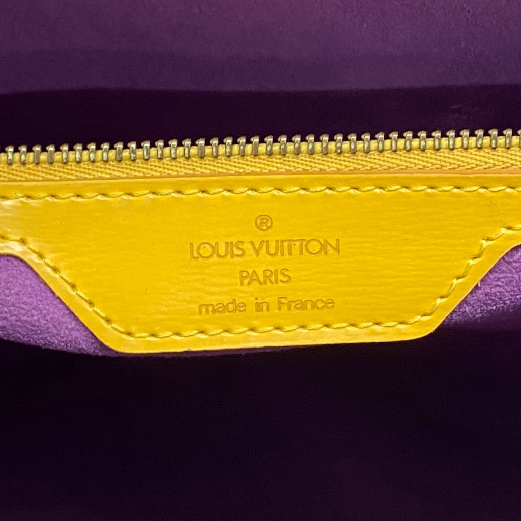 Louis Vuitton Shoulder Bag Epi Saint Jacques Shopping Jaune — view 5