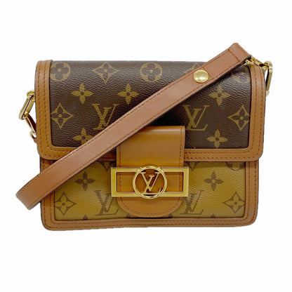 Louis Vuitton Shoulder Bag Monogram Reverse Dauphine Mini Brown
