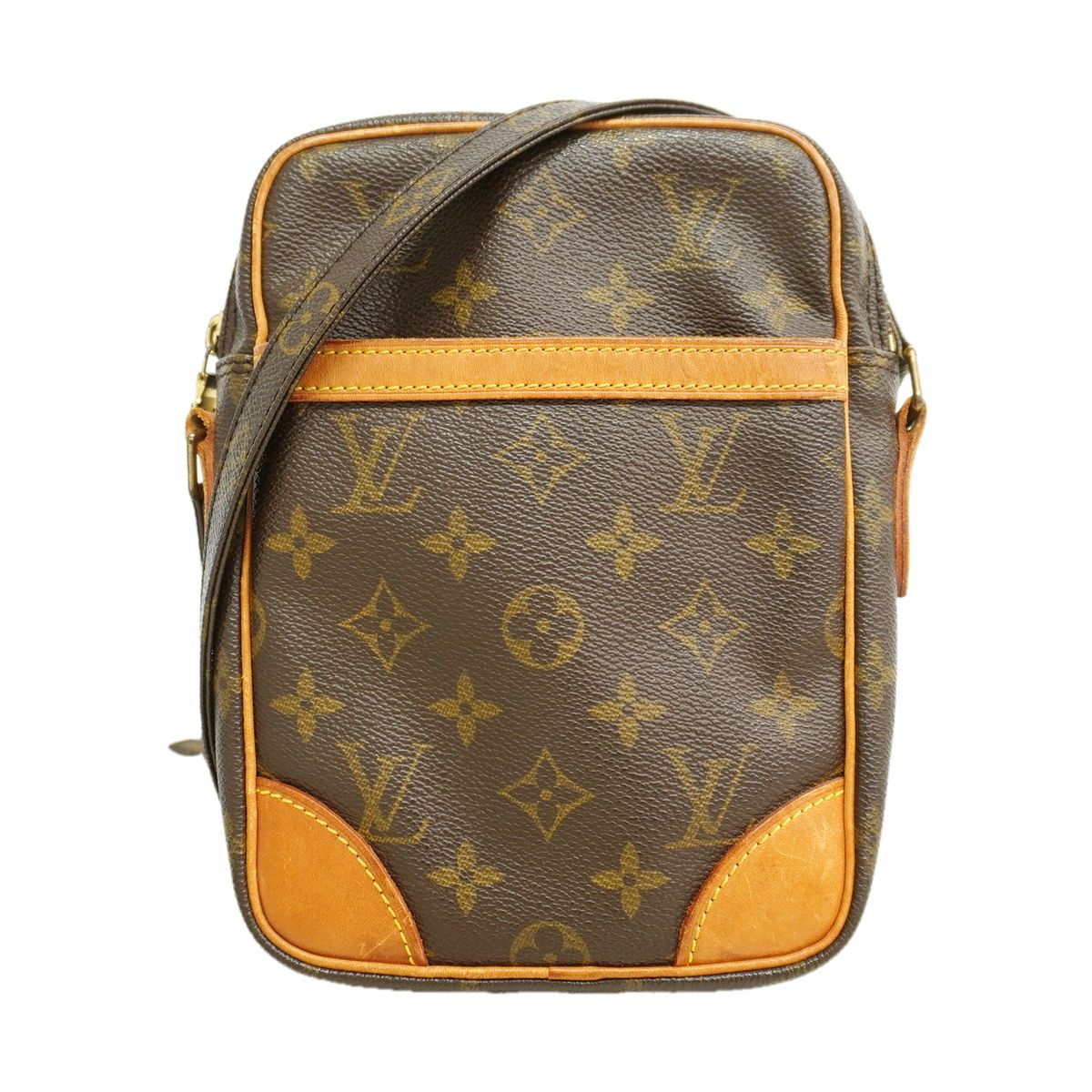 Louis Vuitton Shoulder Bag Monogram Danube Brown