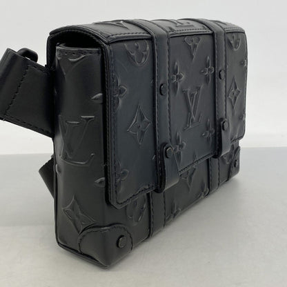 Louis Vuitton Belt Bag Monogram Seal Trunk Black — view 2