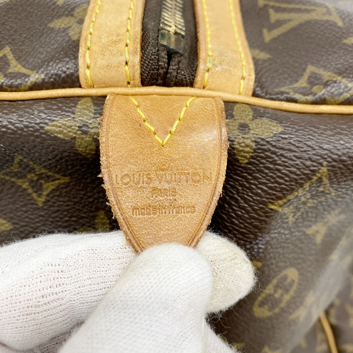 Louis Vuitton Boston Bag Monogram Sac Spool 55 Brown — view 5