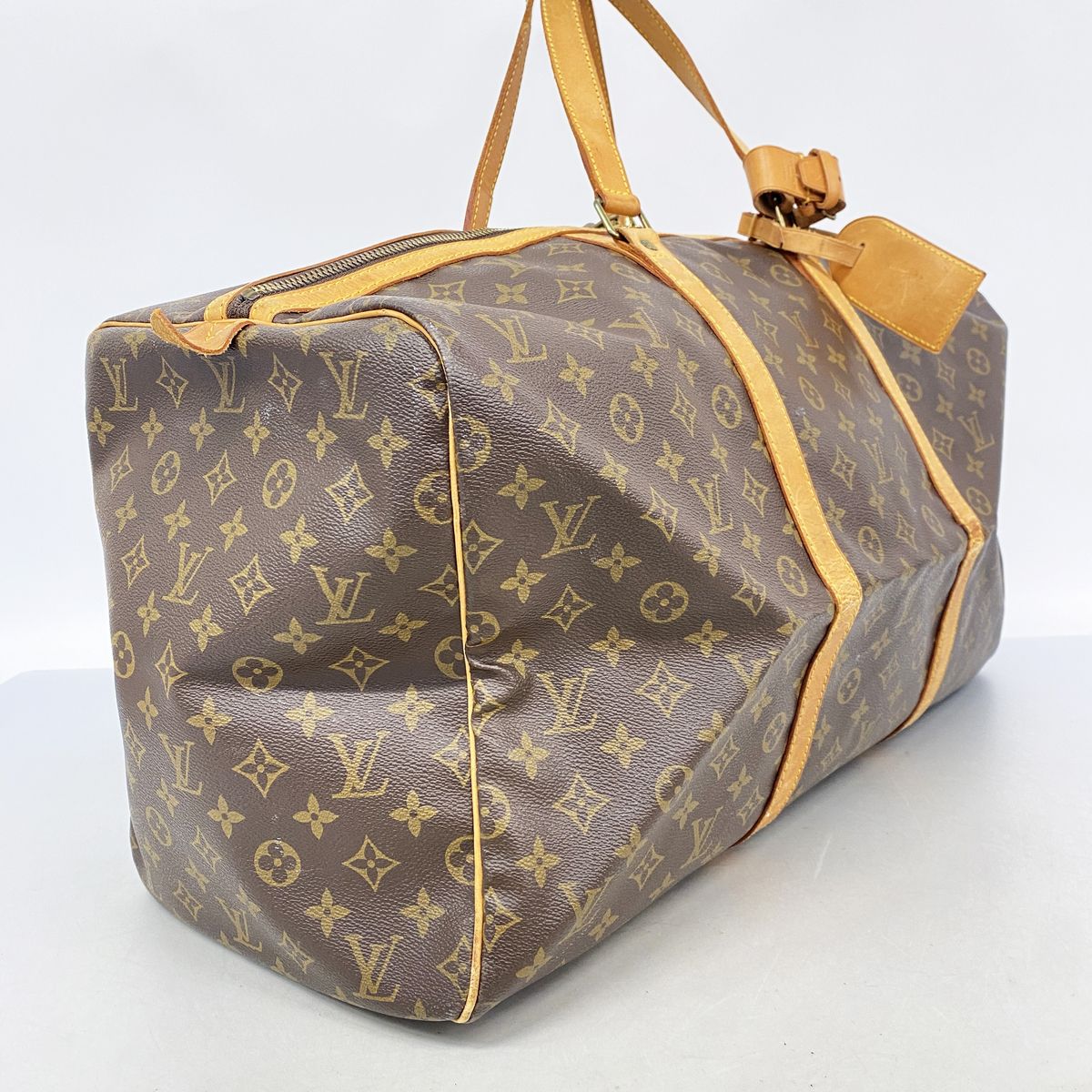 Louis Vuitton Boston Bag Monogram Sac Spool 55 Brown — view 2