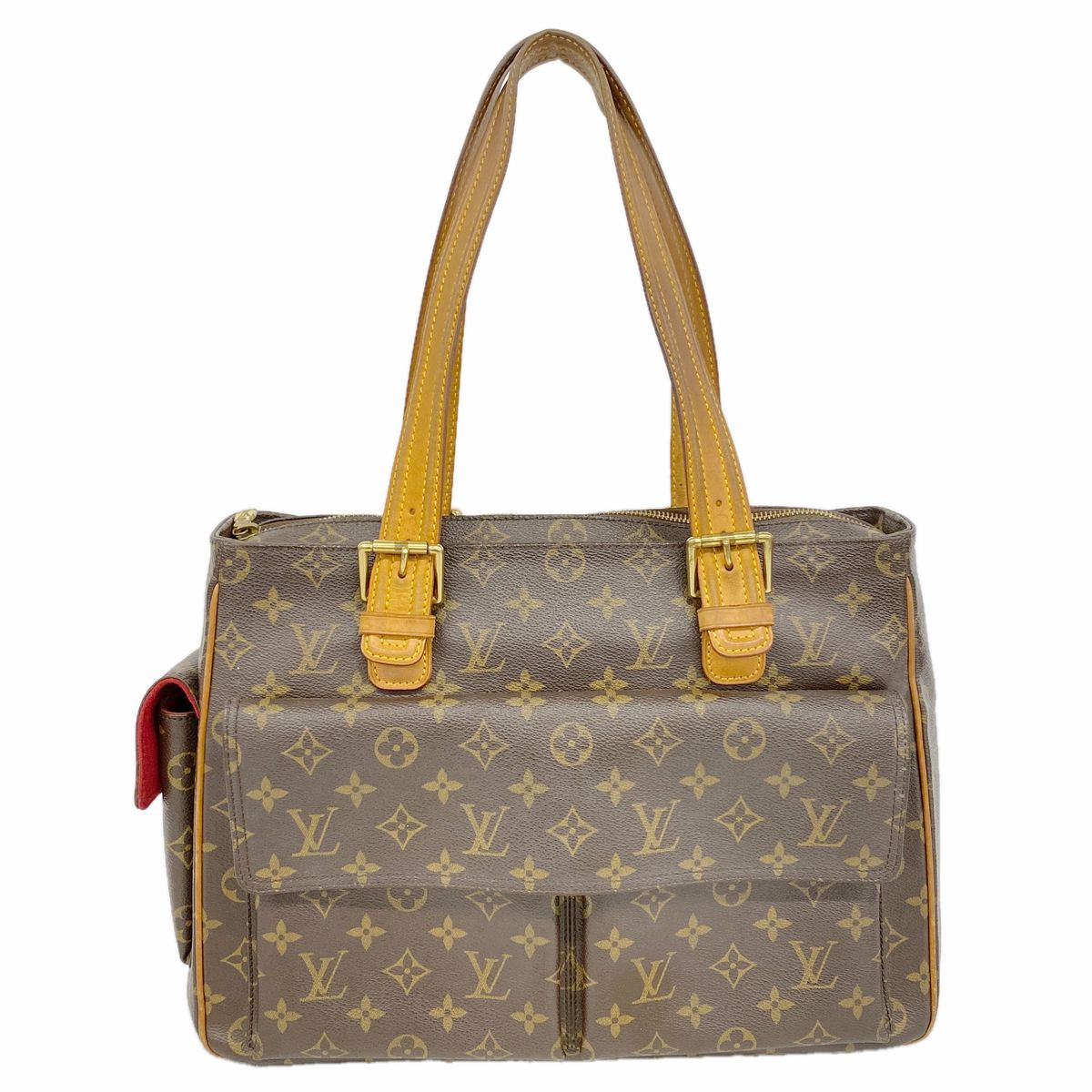 Louis Vuitton Shoulder Bag Monogram Multipli Cite Brown
