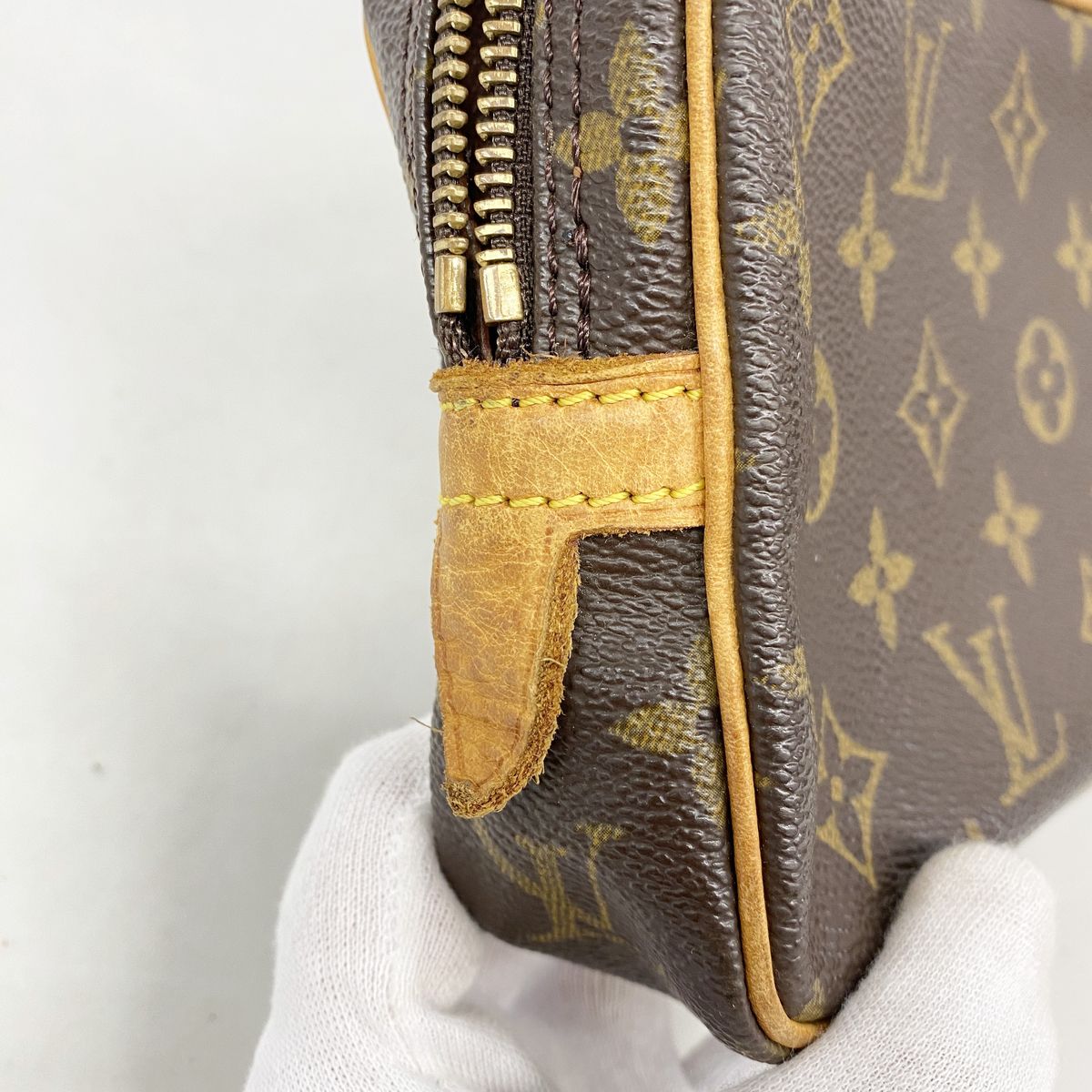 Louis Vuitton Shoulder Bag Monogram Pochette Marly Bandouliere Brown — view 7