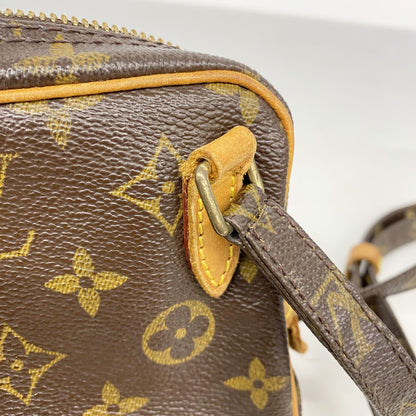 Louis Vuitton Shoulder Bag Monogram Pochette Marly Bandouliere Brown — view 8