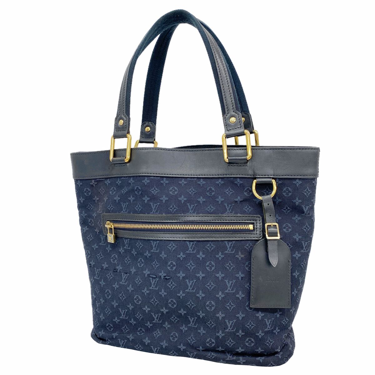 Louis Vuitton Tote Monogram Mini Lucille GM Blue