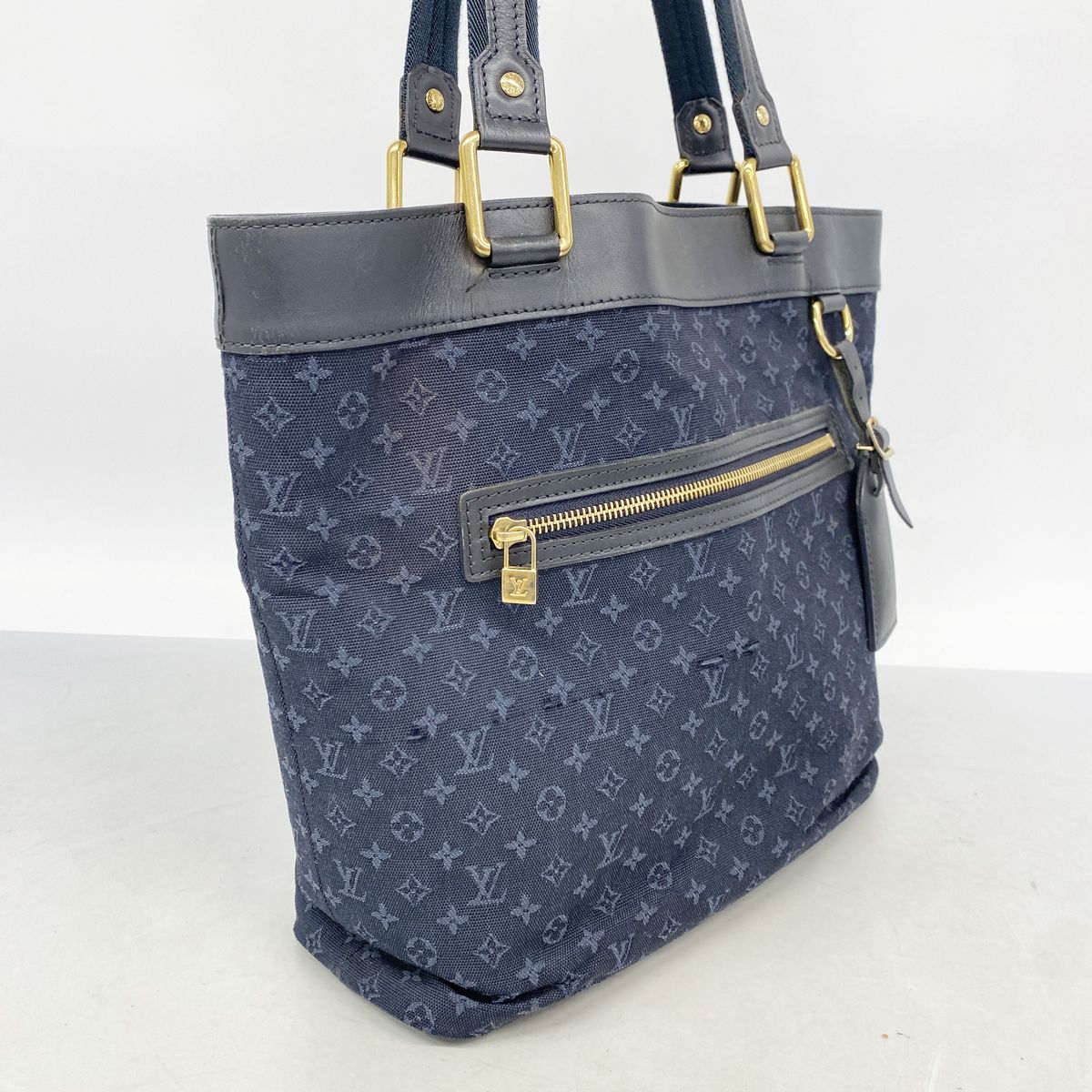 Louis Vuitton Tote Monogram Mini Lucille GM Blue — view 2