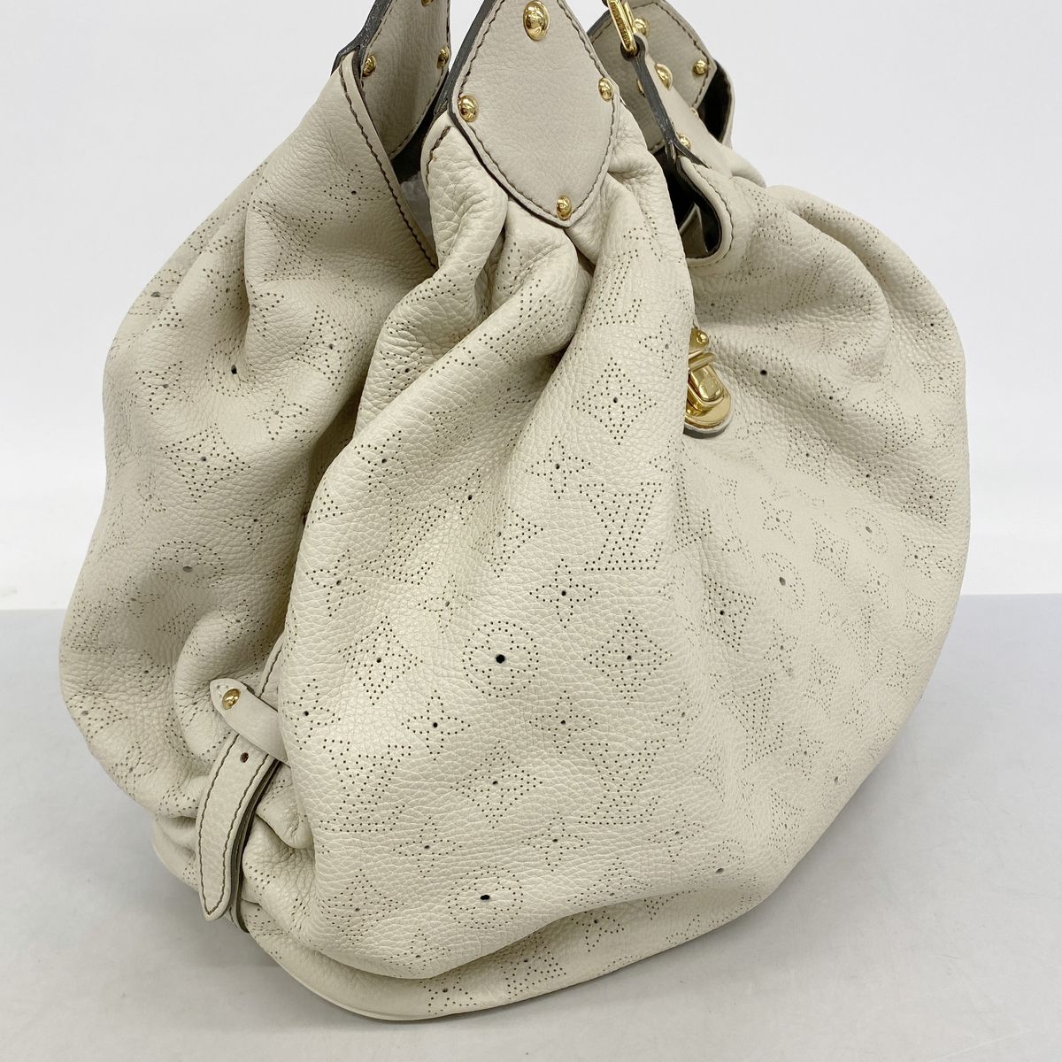 Louis Vuitton Handbag Mahina Neo L Blanc — view 2