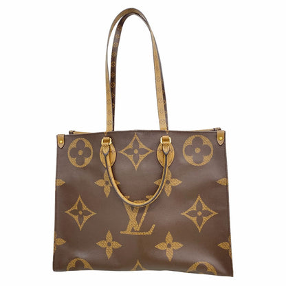 Louis Vuitton Tote Monogram Giant Reverse on the Go GM Brown 2-Way