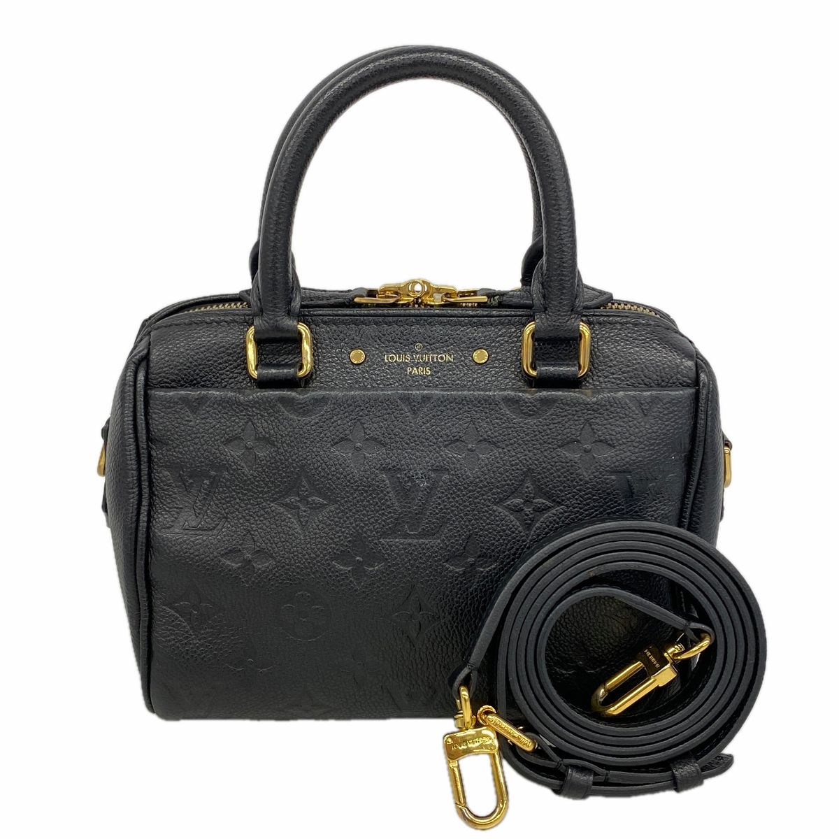 Louis Vuitton Handbag Monogram Empreinte Speedy Bandouliere 20 Noir 2-Way Bag