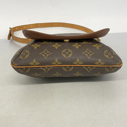 Louis Vuitton Shoulder Bag Monogram Musette Salsa Short Strap Brown — view 3